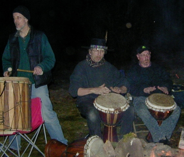 the lads at the full moon circle, 4/09